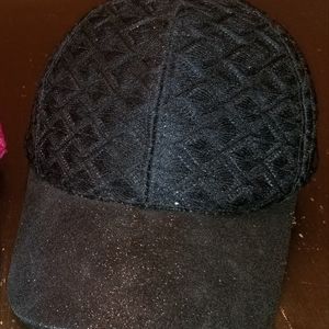 Glittery baseball style hats for women